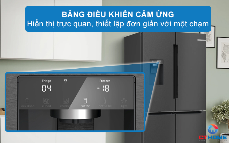 Bảng điều khiển cảm ứng hiện đại