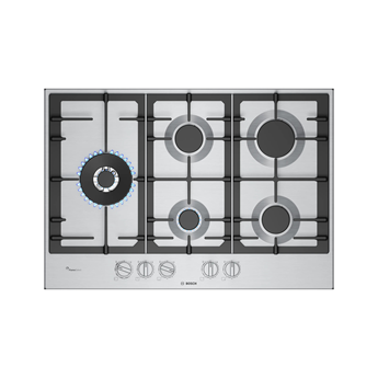 BẾP GAS 5 VÙNG NẤU BOSCH PCS7A5I90 MÀU INOX SERIES 6