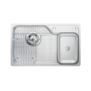 CHẬU RỬA BÁT INOX 1 HỐ CHỐNG XƯỚC KONOX DEKOR 8250TS