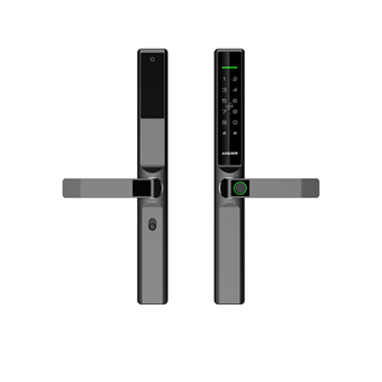 KHÓA CỬA NHÔM AVOLOCK AN 393 MÀU ĐEN NHẬN DIỆN VÂN TAY