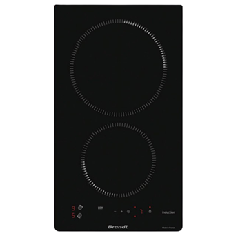 BẾP TỪ DOMINO 2 VÙNG NẤU BRANDT BPI1621UB 3700W MÀU ĐEN
