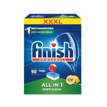 VIÊN RỬA BÁT FINISH ALL IN ONE 90 VIÊN HƯƠNG CHANH CHÍNH HÃNG