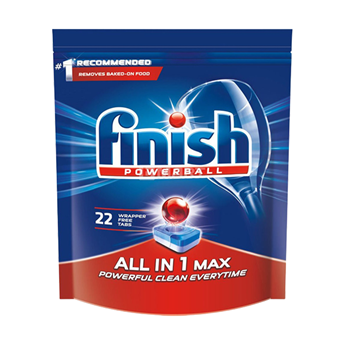 VIÊN RỬA BÁT FINISH ALL IN ONE MAX 22 VIÊN CHÍNH HÃNG