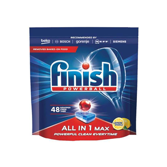 VIÊN RỬA CHÉN FINISH ALL IN ONE MAX 48 VIÊN HƯƠNG CHANH CHÍNH HÃNG