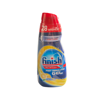 GEL RỬA BÁT FINISH ALL IN ONE MAX 700ML HƯƠNG CHANH