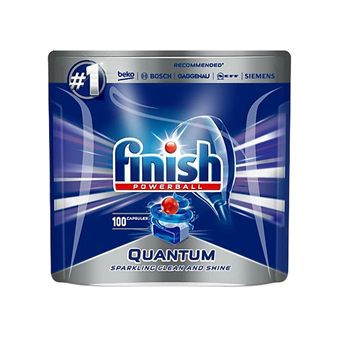 VIÊN RỬA CHÉN FINISH QUANTUM 100 VIÊN CHÍNH HÃNG