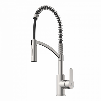 VÒI RỬA BÁT WK 3 KITCHEN FAUCET STAINLESS STEEL LOOK WITH SPIRAL SPRING - 700555
