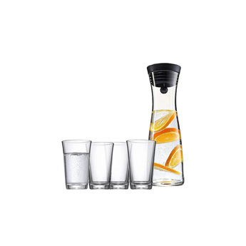 BỘ BÌNH CỐC THỦY TINH WMF 0617709992 (BÌNH 1 LÍT  4 CỐC 0.25L)