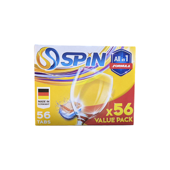 VIÊN RỬA CHÉN BÁT SPIN ALL IN ONE 56 VIÊN