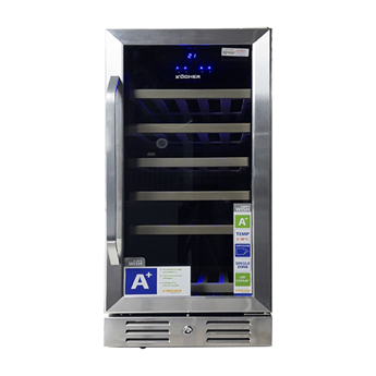 TỦ RƯỢU ĐỘC LẬP KOCHER KWEU-1131B 90L MÀU INOX