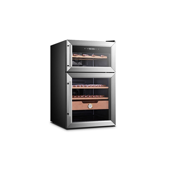 TỦ BẢO QUẢN RƯỢU VÀ CIGAR MUNCHEN MWC 20D 69L MÀU INOX