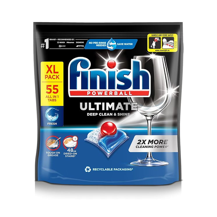 VIÊN RỬA BÁT FINISH ULTIMATE 55 VIÊN HƯƠNG THƯỜNG FinishUltimate55viênhươngthường